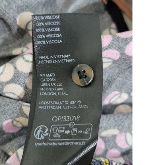 New Maeve x Anthropologie PAZ Button Down 1X Multicolored Floral Abstract Blouse - Picture 12 of 12